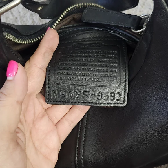 Coach Authentic Vintage Legacy West Zoe Hobo - Black Leather - Picture 3 of 10